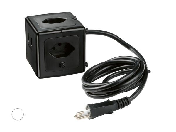 Cube de prises avec ports USB