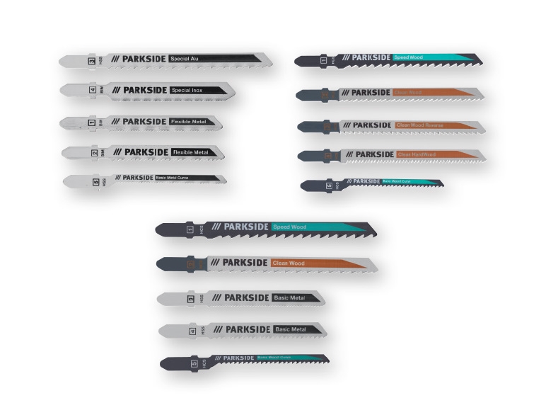 Parkside(R) Jigsaw Blade Set