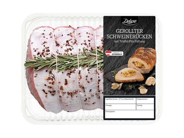 Frisches Schweine-Karree mit Trüffel-Pilz-Füllung