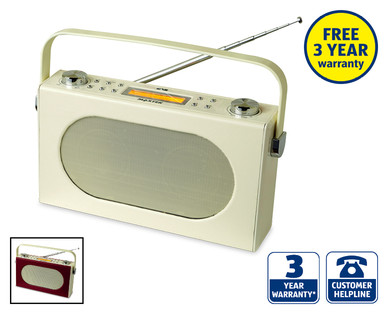 Vintage Style DAB & FM Radio