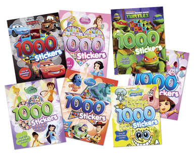 Licensed 1000 Sticker Book