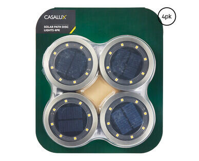 Solar Path Disc Lights 4pk
