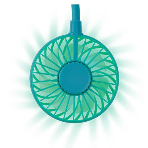 USB Rechargeable Neck Fan, Green