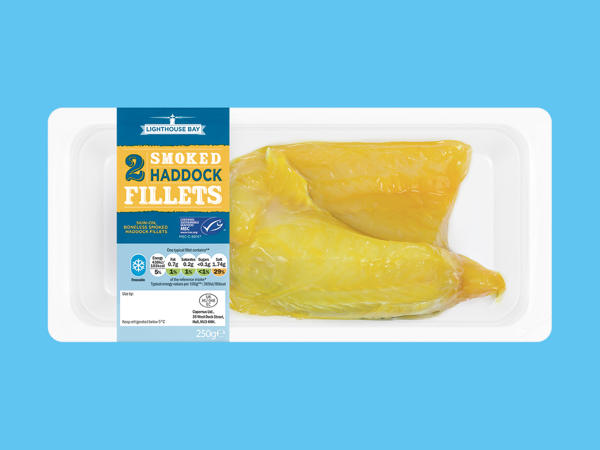 Lighthouse Bay 2 MSC Smoked Haddock Fillets
