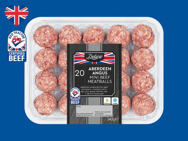 Deluxe 20 Aberdeen Angus Mini British Beef Meatballs