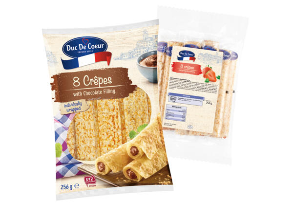 Crêpes med fyllning