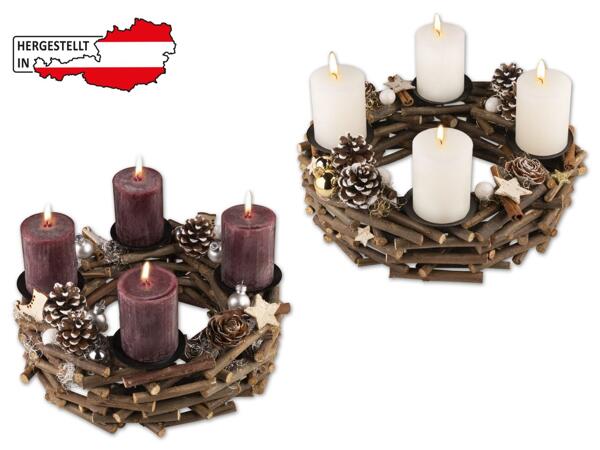 Adventkranz Rustikal