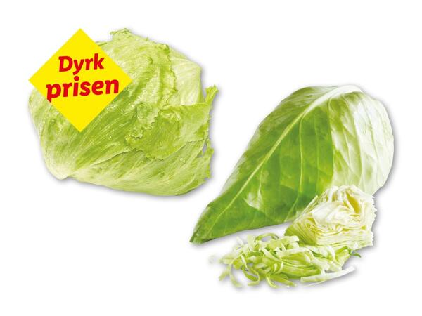 Dansk icebergsalat eller dansk spidskål