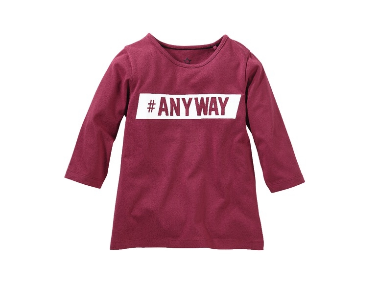 Tee-shirt à manches trois quarts pour filles