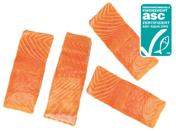 ASC Frische Lachsfilet-Portionen