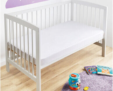 Waterproof Bamboo Cotton Fitted Cot Protector
