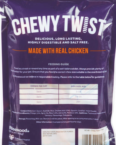 Chewy Bone/Chewy Twist Dog Treats