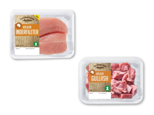 VILSTRUPGÅRD Kalkuninderfilet eller -gullasch af overlår