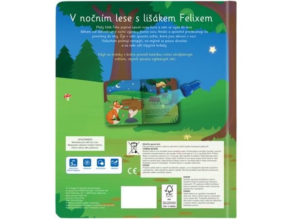 Dětská kniha s kouzelnou lampou