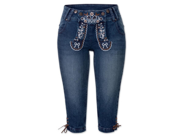 Damen Trachten-Jeans-Capri/-Shorts