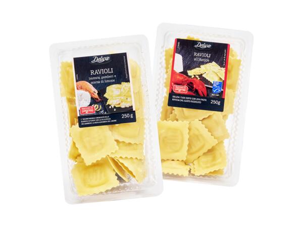 Lobster and Burrata or Shrimp and Lemon Ravioli