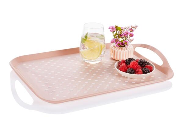 Livarno Home Pink Non-Slip Tray