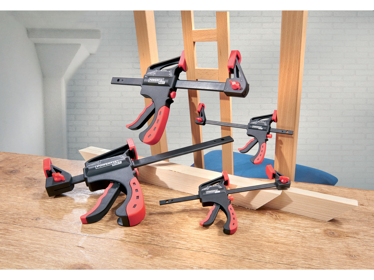 POWERFIX One-Handed Bar Clamps