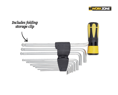 Hex Allen Wrench Set 10pc