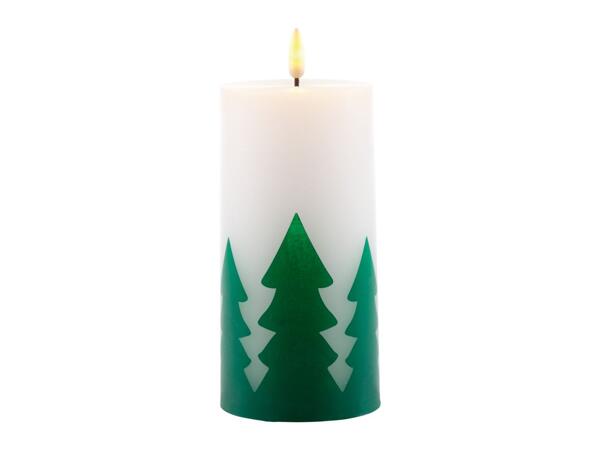 Real wax LED candle
