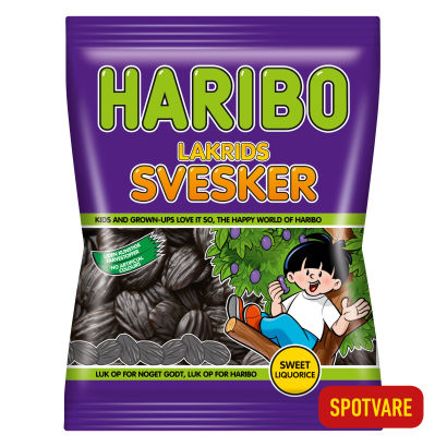 HARIBO 
Lakridssvesker
