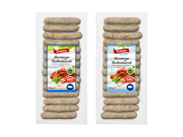Nürnberger Rostbratwürstel