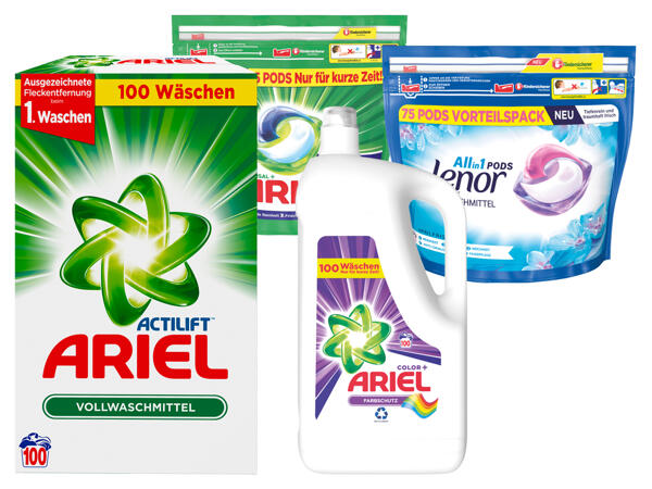Ariel/Lenor Waschmittel oder All in 1 Pods