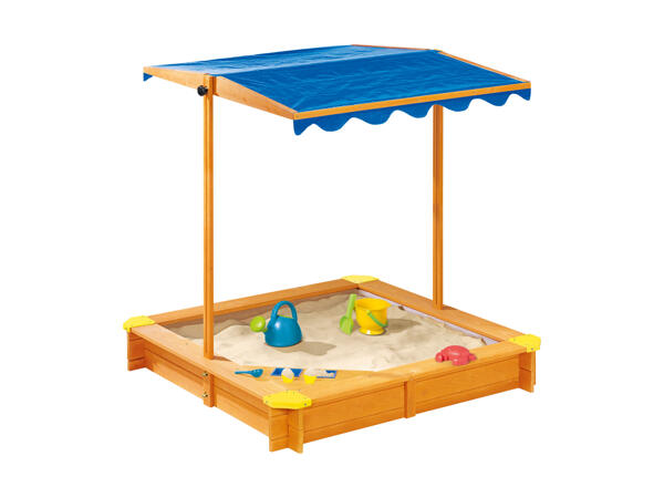 Bac à sable avec toit