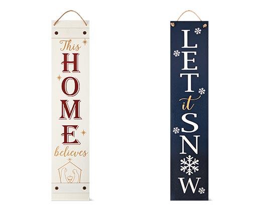 Merry Moments 
 Reversible Porch Sign