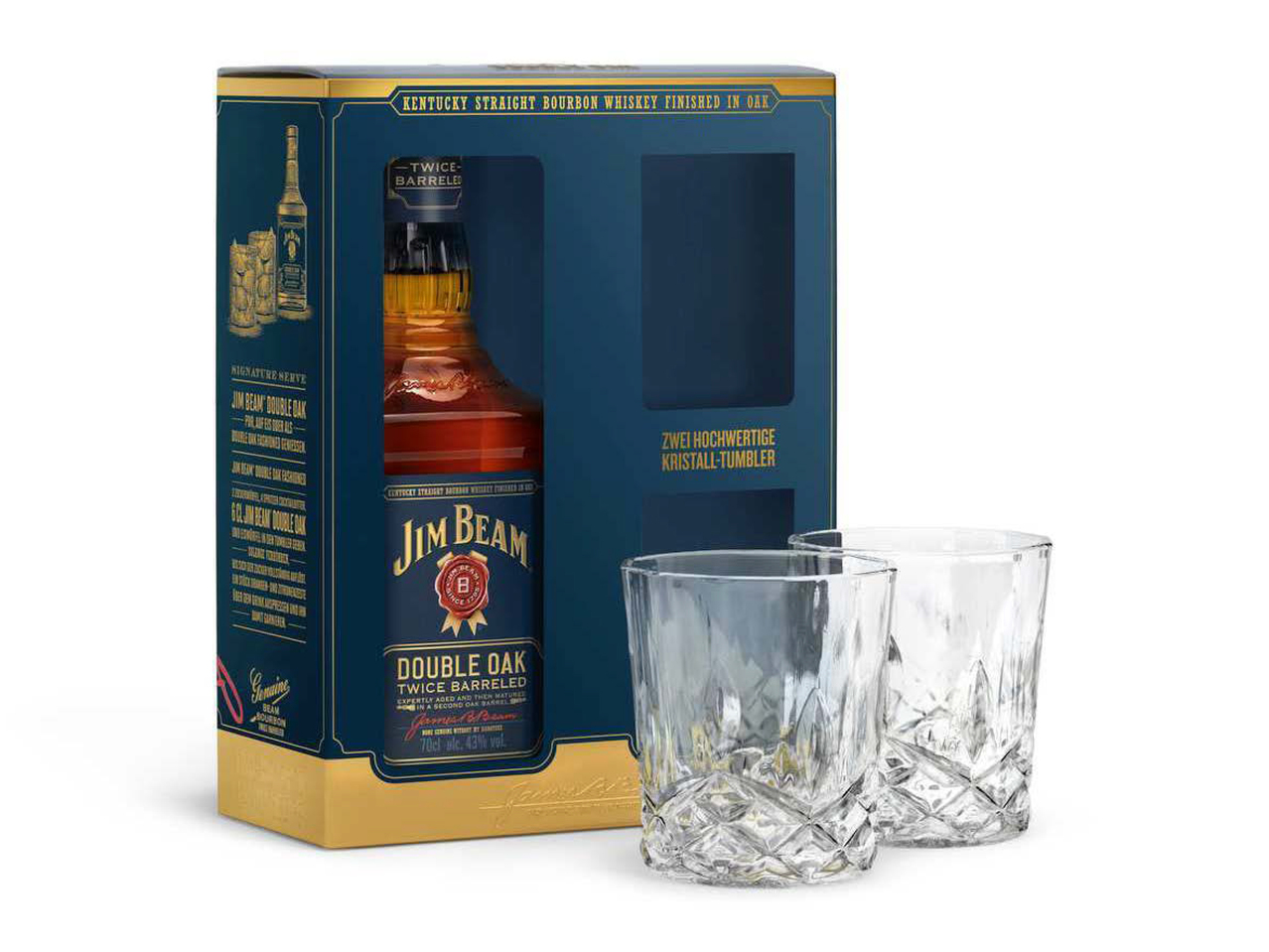 Set Jim Beam Double Oak