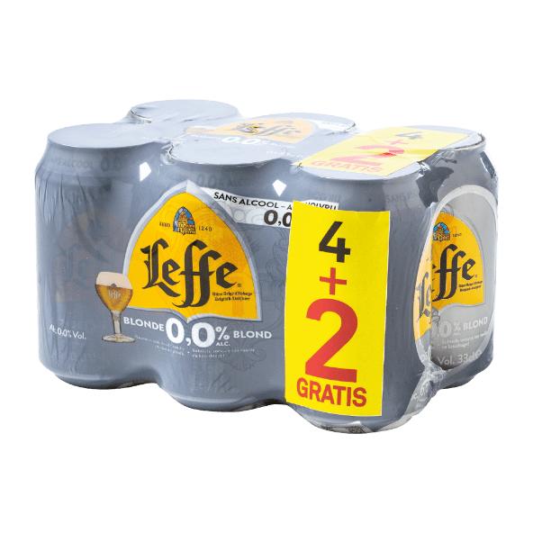 Leffe blond 0,0 %, 6 st.