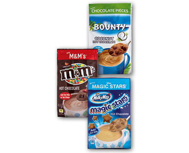 BOUNTY/M&M'S(R)/MILKY WAY Assortimento di aromi in polvere per bevande