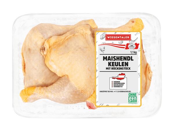 Frische Maishendl Keulen
