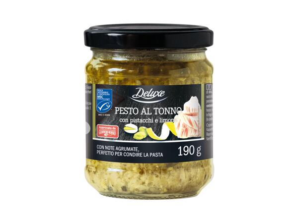 Tuna Pesto with Pistachios and Lemon