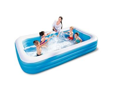 Bestway Deluxe Blue Rectangular Family Pool