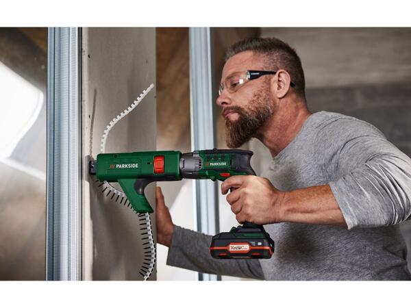 Cordless drywall screwdriver kit