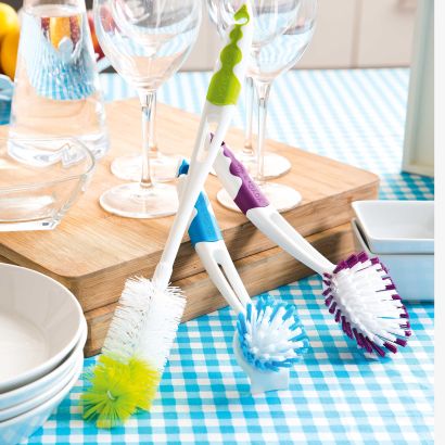 Set de brosses à vaisselle, 3 pcs