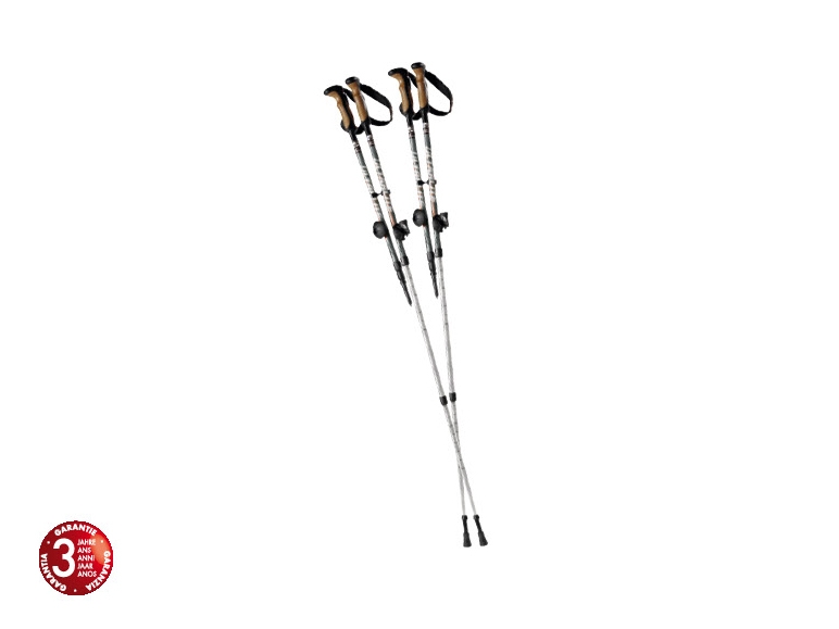 Bâtons de randonnèe en aluminium, 1 paire