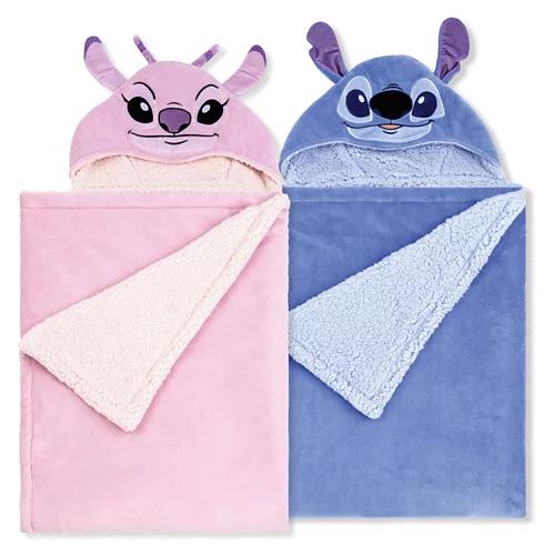 LICENSED Coperta con cappuccio Lilo & Stitch