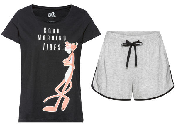 Ladies' Short Pyjama Set "Peanuts, Pink Panther, Looney Tunes"