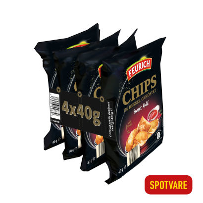 Kartoffelchips med skræl