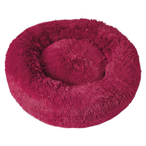 33" x 33" Pet Plush Bed - Red