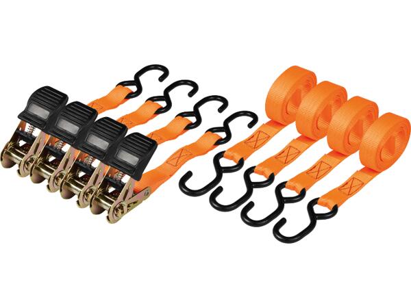 Ratchet Strap Set, 2 or 4 pieces