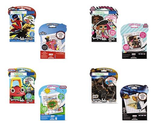 Bendon Inc. 
 Magic Ink or Mess-Free Games Coloring Pad