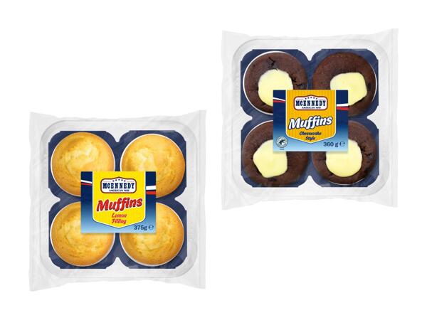 Muffins, pack de 4, fourrés