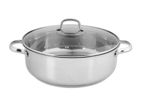 Edelstahl Servierpfanne, Ø 28 cm