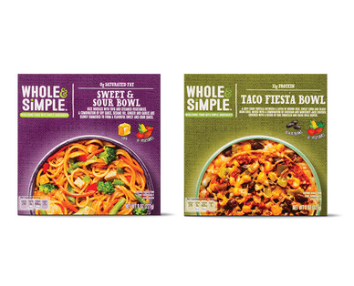 Whole & Simple Entree Bowls