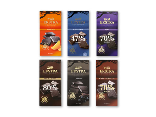TOMS Ekstra chokoladeplader