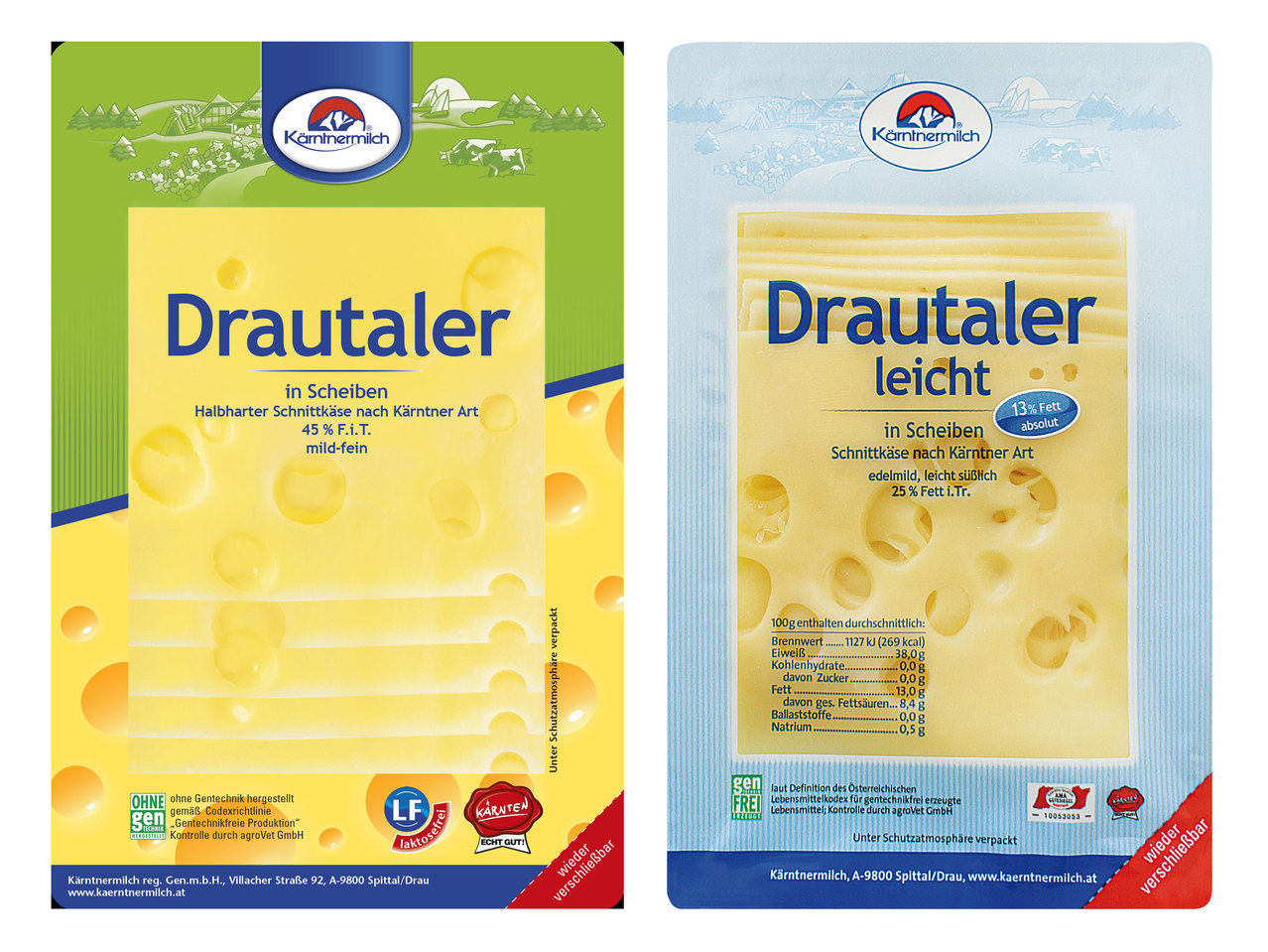 KÄRNTNERMILCH Kärntner Käsescheiben