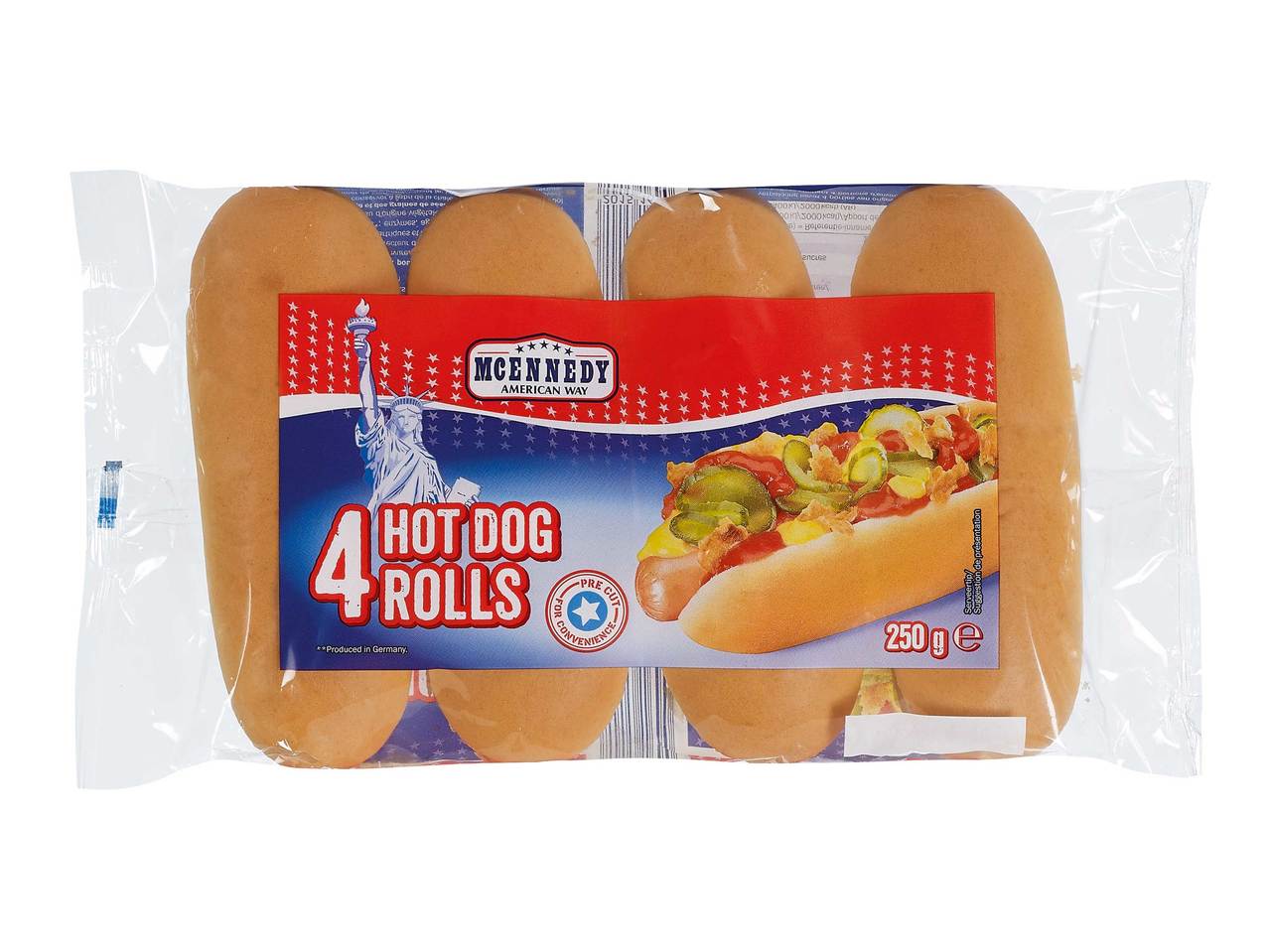Hamburger- oder Hotdog-Brötchen